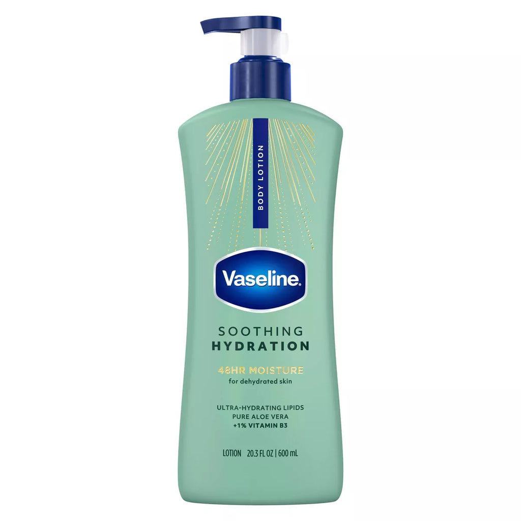 Vaseline Intensive Care Moisturizing Body Lotion with Aloe Vera Soothing Hydration