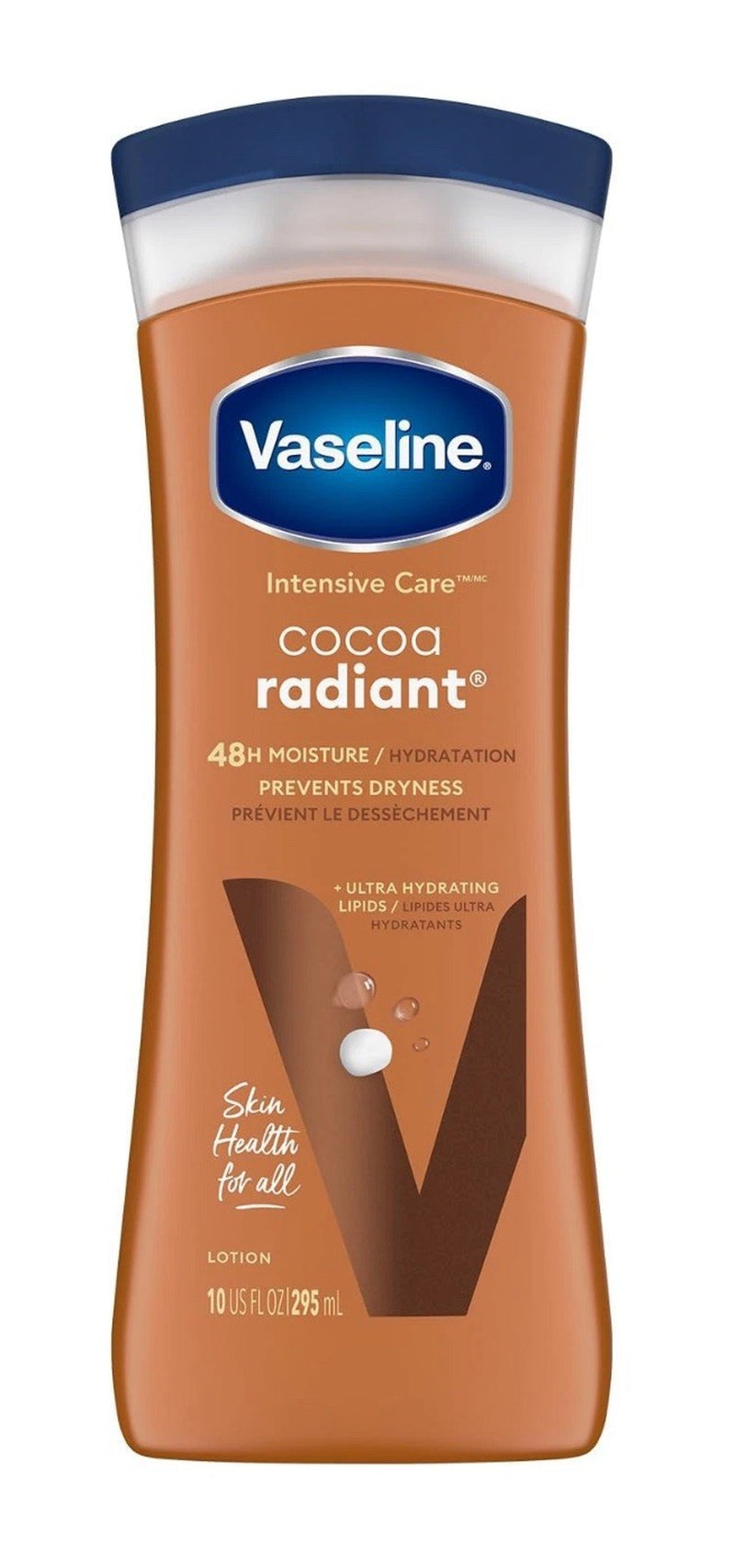 Vaseline Intensive Care Cocoa Radiant – Hand & Body Moisturizer with Cocoa