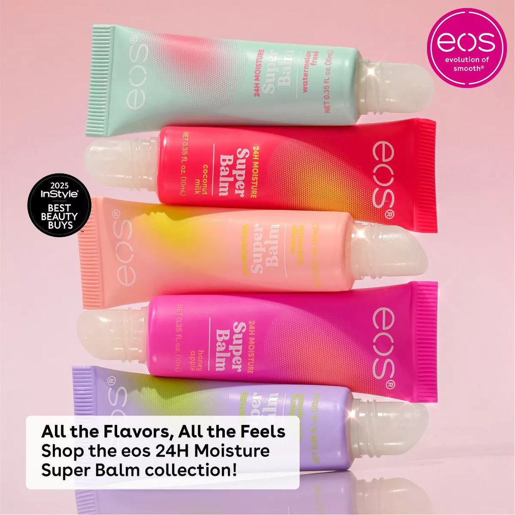 Eos 24H Moisture Super Balm - Watermelon Frosé - 0.35 Fl Oz