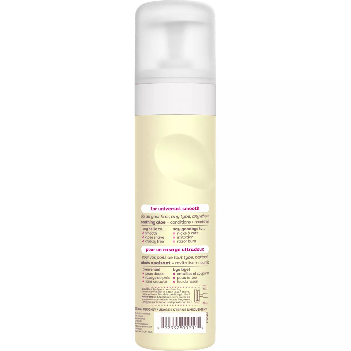 Eos Shea Better Women'S Shave Cream - Vanilla Bliss - 7 Fl Oz: Paraben-Free, Whole Body, for Dry Skin