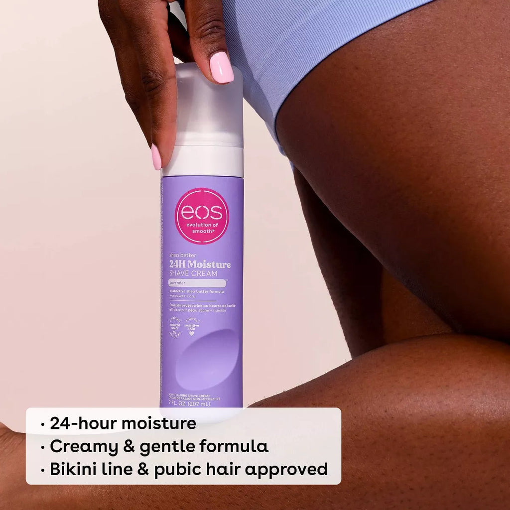 Eos Shea Better Shave Cream - Lavender - 7 Fl Oz: Hypoallergenic, Paraben-Free, Phthalate-Free, Vegan