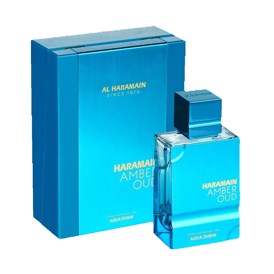 Amber Oud Aqua Dubai Eau De Cologne | Unisex, Long-Lasting | 2.0 Oz