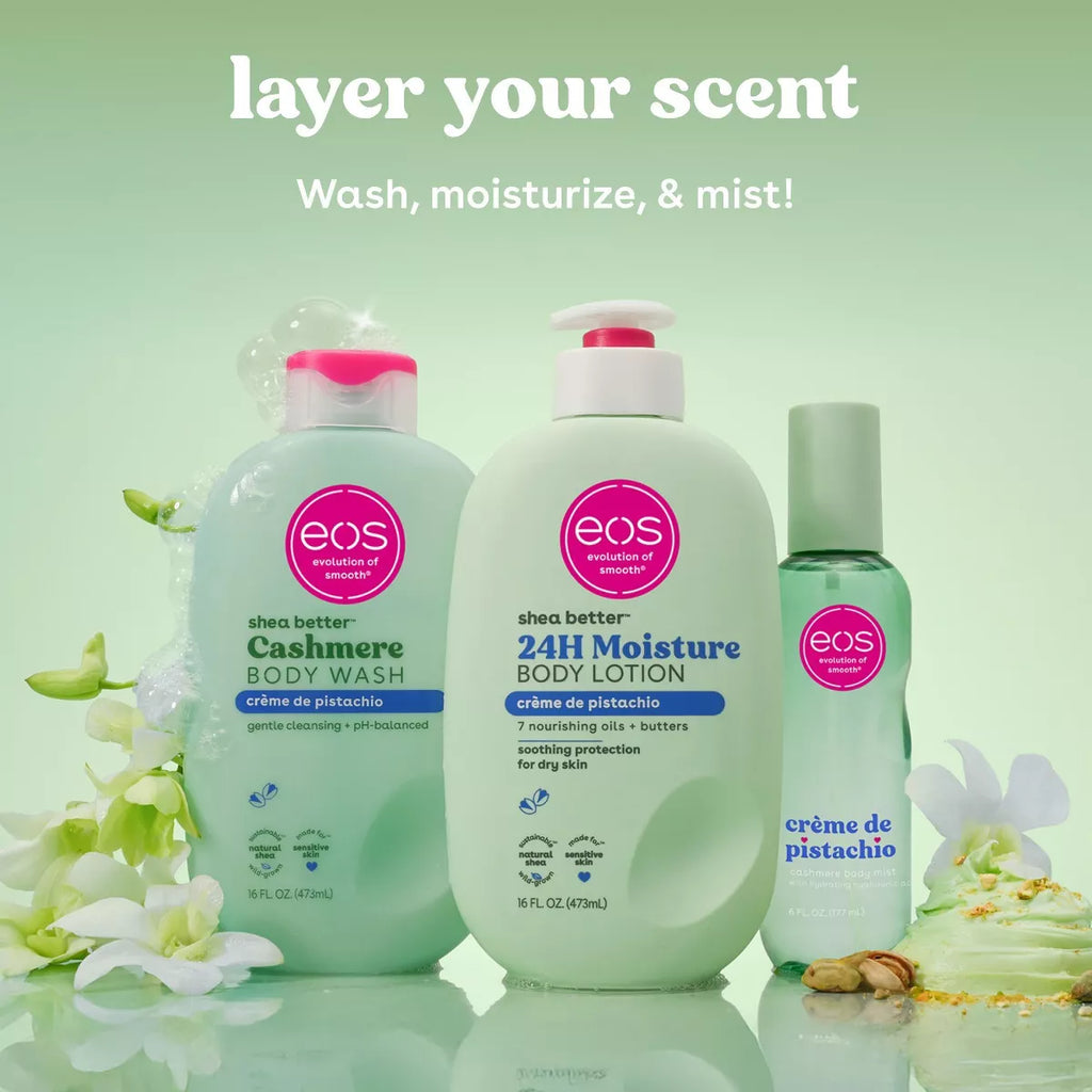 Eos Cashmere Body Mist - Creme De Pistachio - 6 Fl Oz: Package Quantity 1, Body Spray