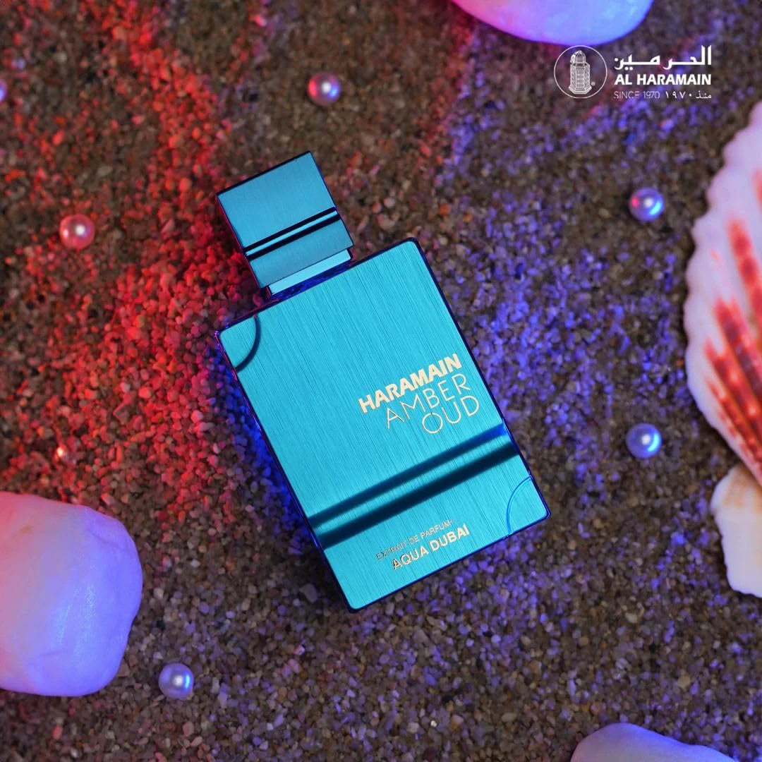 Amber Oud Aqua Dubai Eau De Cologne | Unisex, Long-Lasting | 2.0 Oz