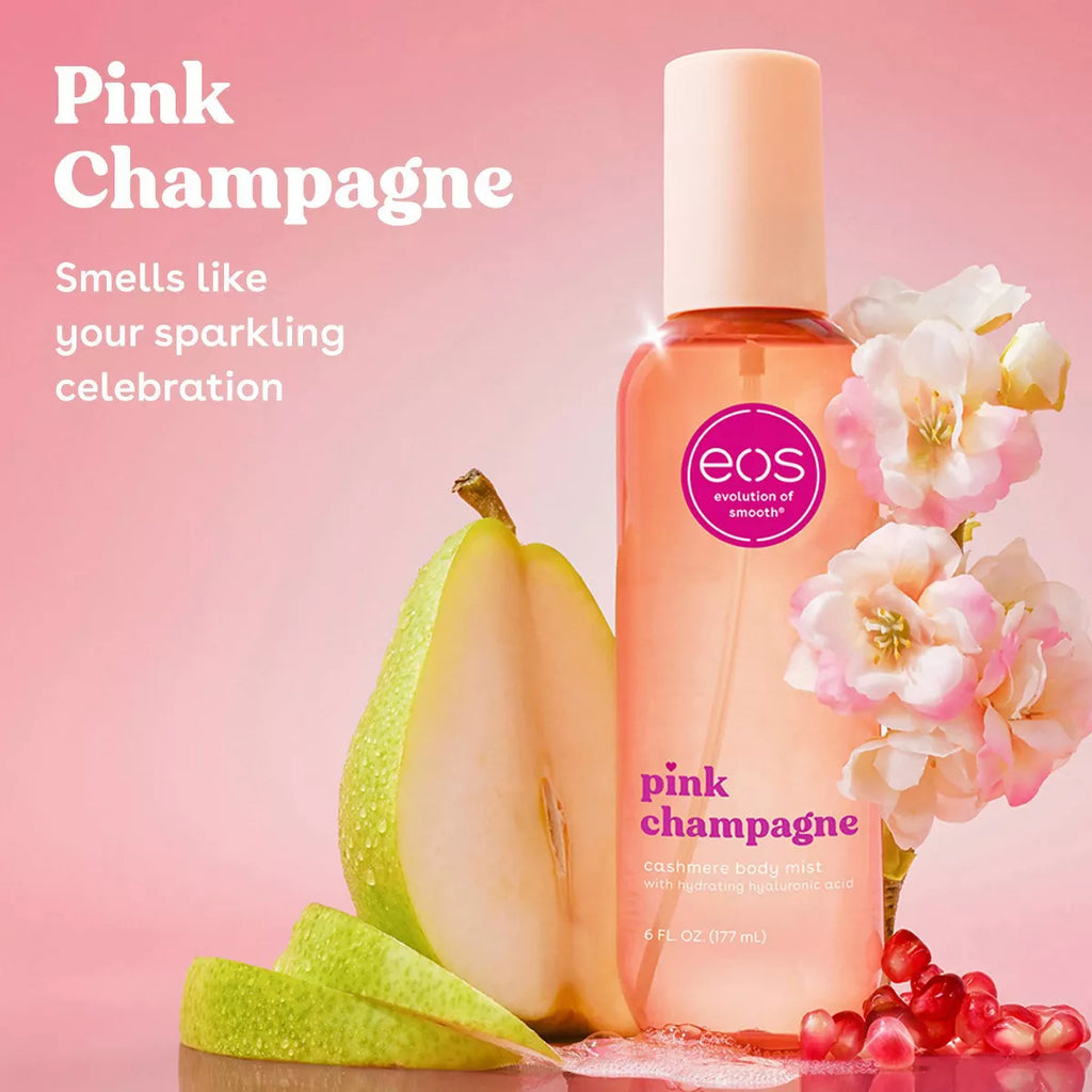 Eos Cashmere Body Mist - Pink Champagne - 6 Fl Oz