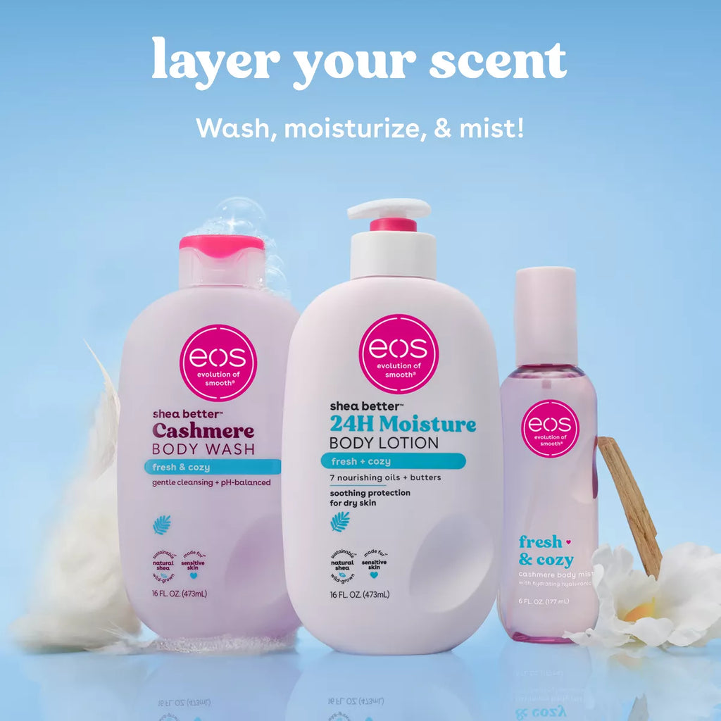 Eos Cashmere Body Mist - Fresh & Cozy - 6 Fl Oz