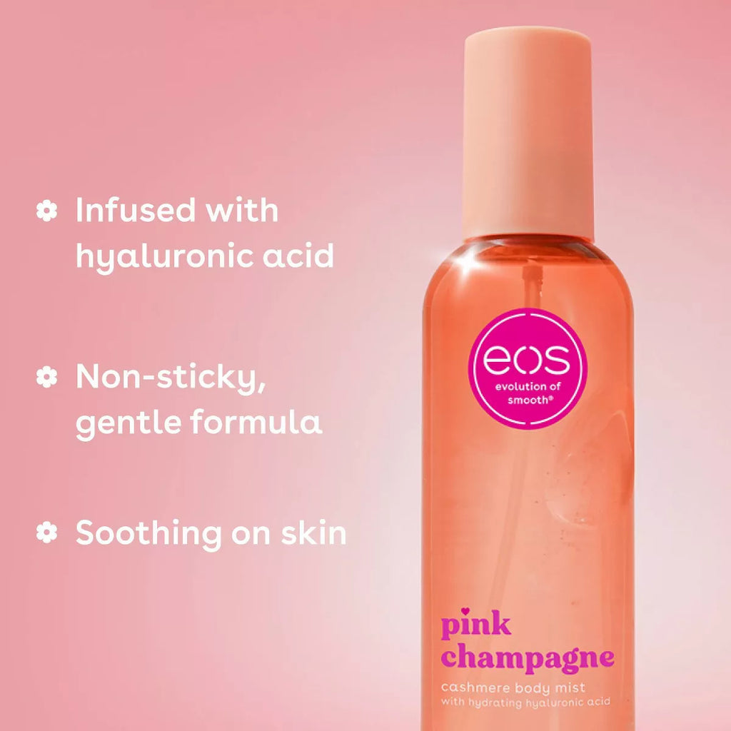 Eos Cashmere Body Mist - Pink Champagne - 6 Fl Oz