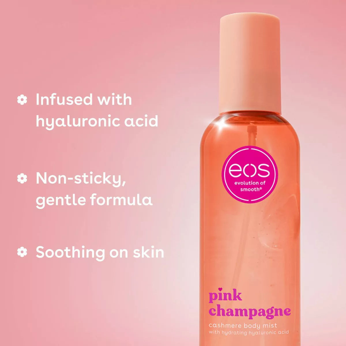 Eos Cashmere Body Mist - Pink Champagne - 6 Fl Oz