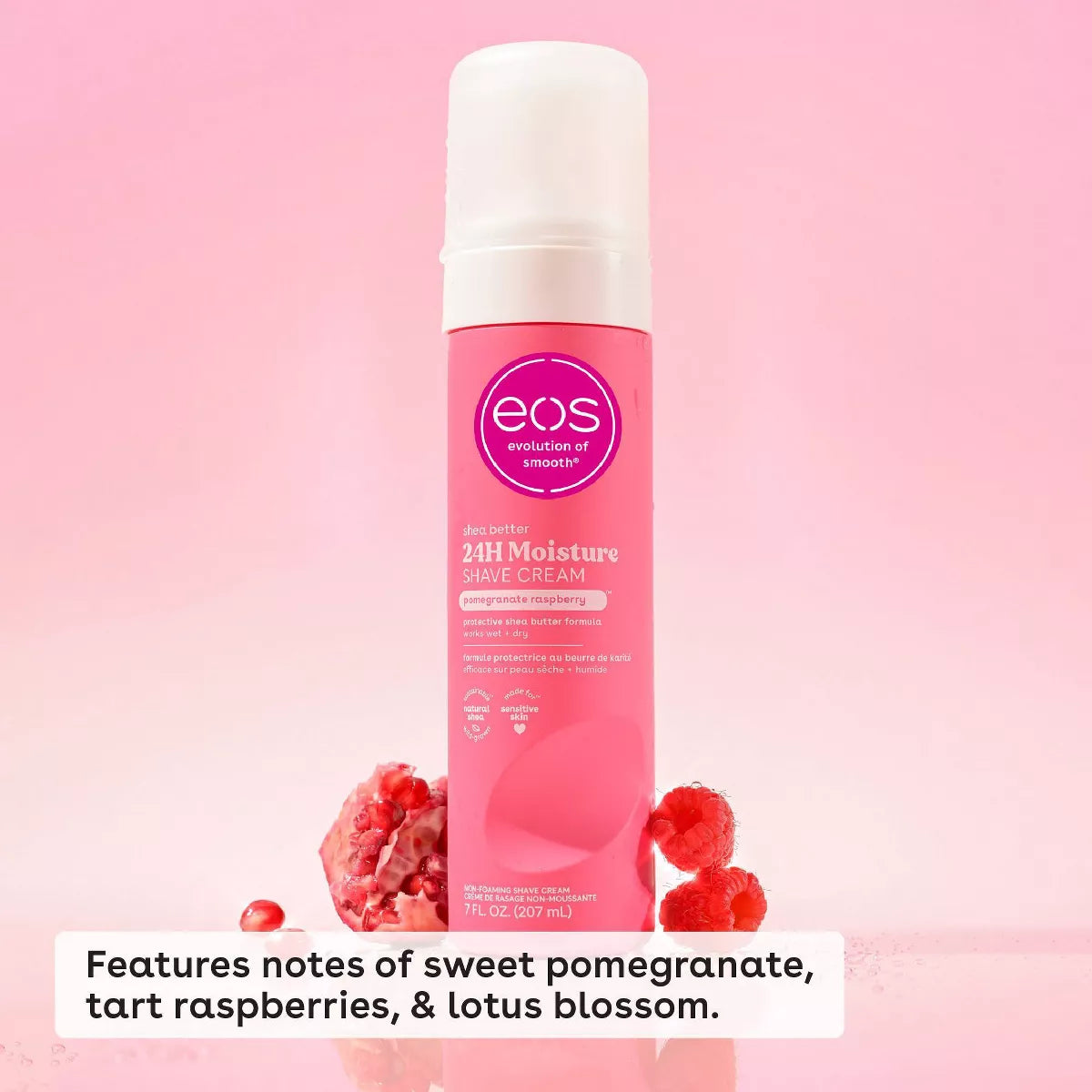 Eos Shea Better Women'S Shave Cream - Pomegranate Raspberry - 7 Fl Oz