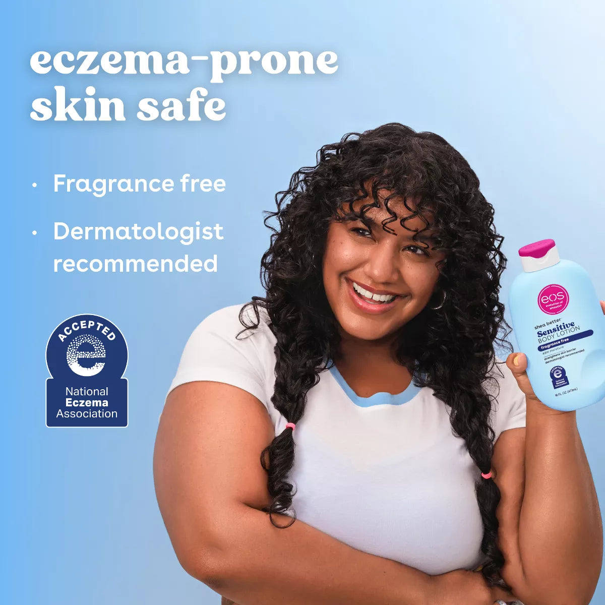 Eos Shea Better 24H Moisture Body Lotion - Fragrance Free - 16 Fl Oz: Whole Body, Bottle, Normal Skin