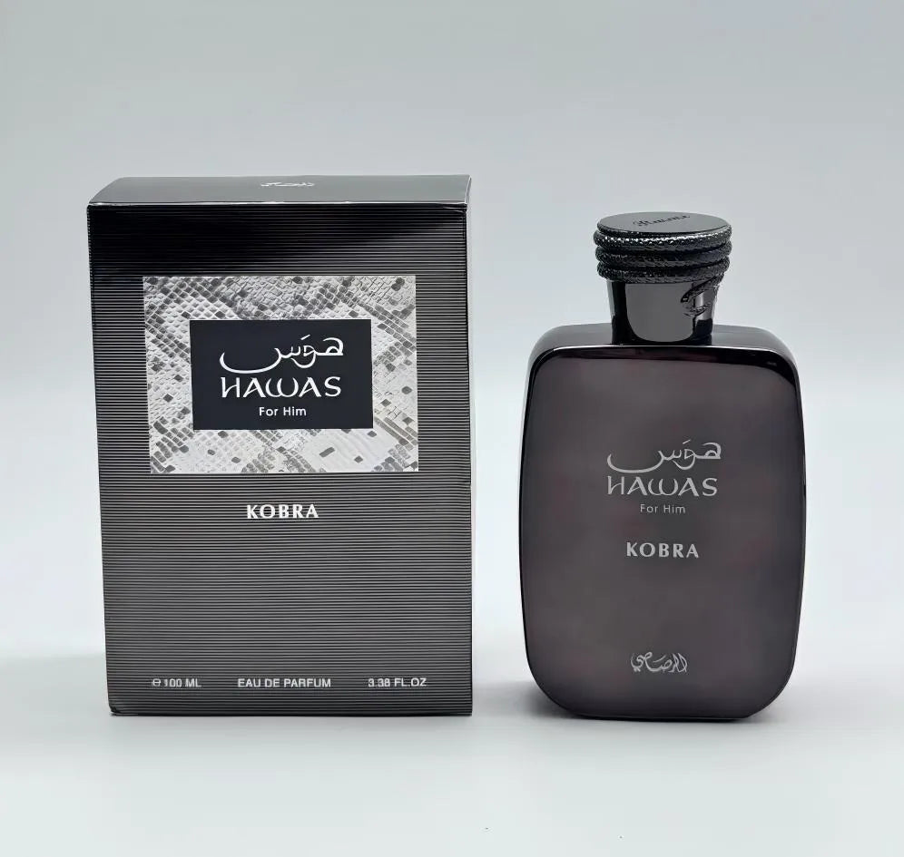 Hawas Black Long Lasting Woody Fruity Fragrance EDP Cologne for Men US Warehouse 3-7 Days Fast Delivery