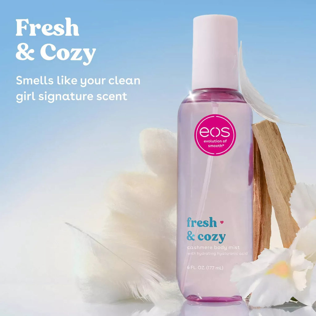 Eos Cashmere Body Mist - Fresh & Cozy - 6 Fl Oz