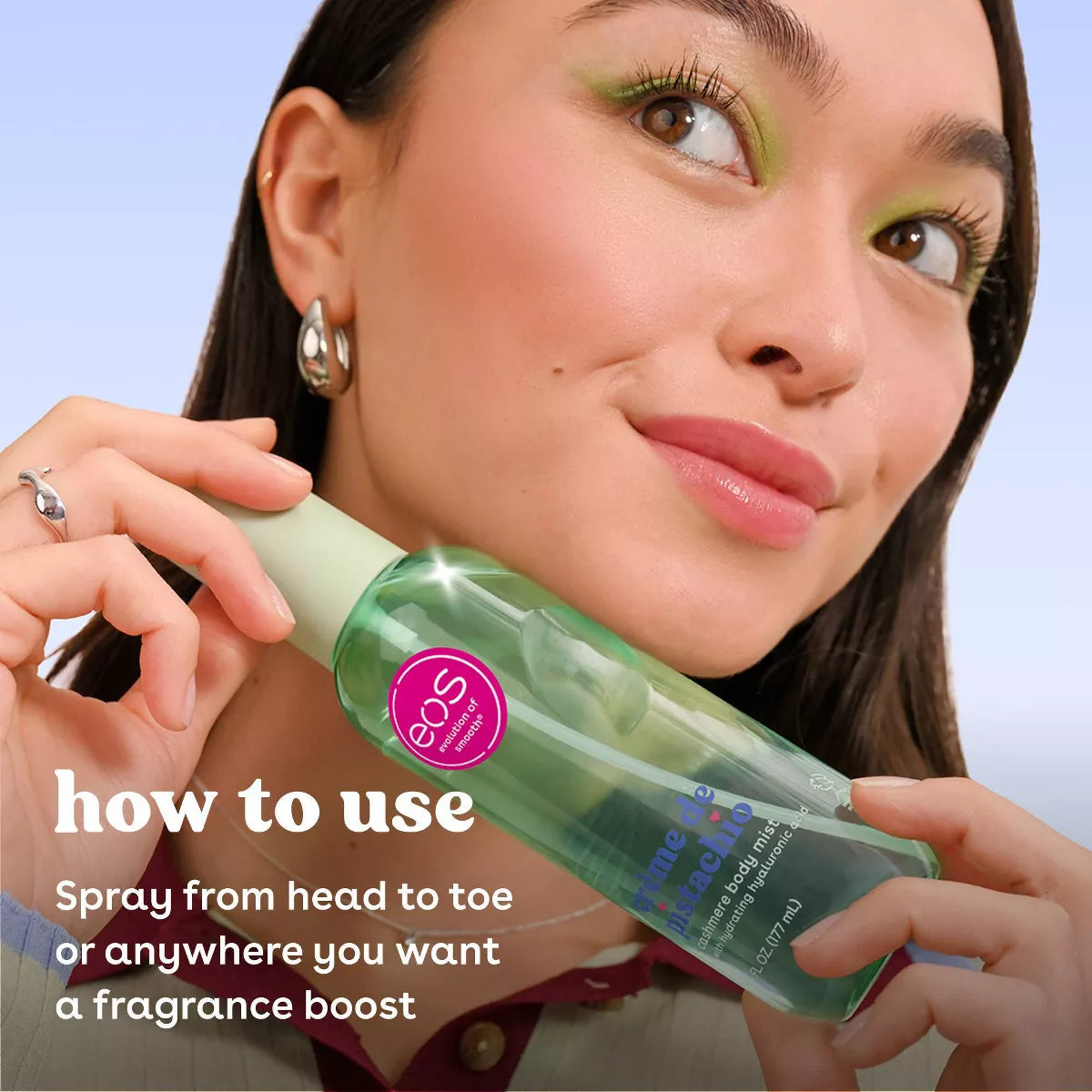 Eos Cashmere Body Mist - Creme De Pistachio - 6 Fl Oz: Package Quantity 1, Body Spray