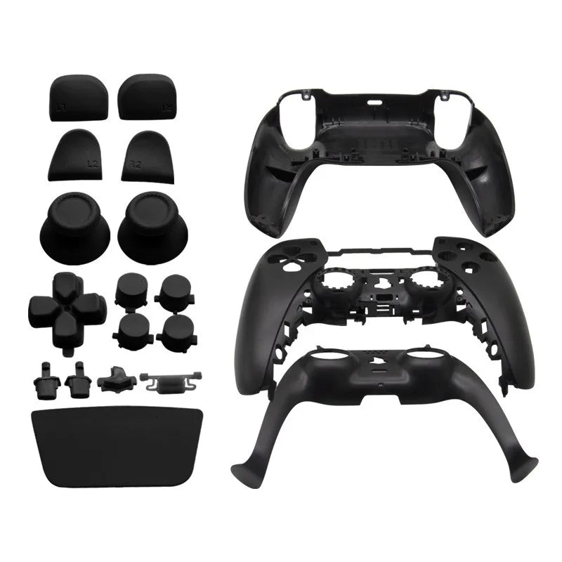 Replacement Shell for PS5 Dualsense,Diy Housing Shell(Front Cover and Back Cover) for PS5 Controller with Buttons Replacement Ki
