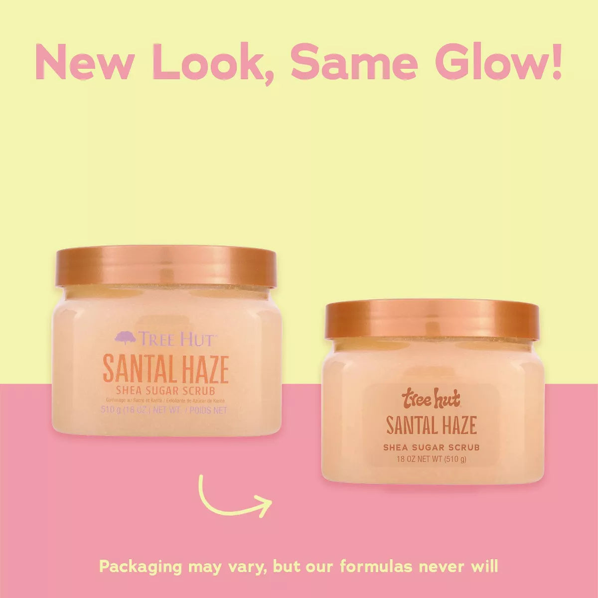 Tree Hut Shea Sugar Body Scrub - Santal Haze - 18Oz: Paraben-Free, Sulfate-Free, Vegan, Whole Body Use