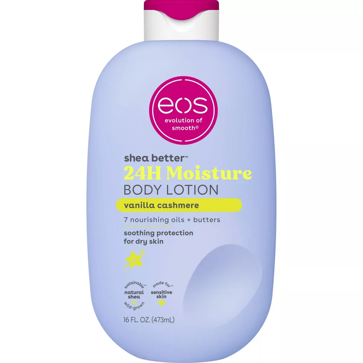 Eos Shea Better Moisture Body Lotion - Vanilla Cashmere - 16 Fl Oz