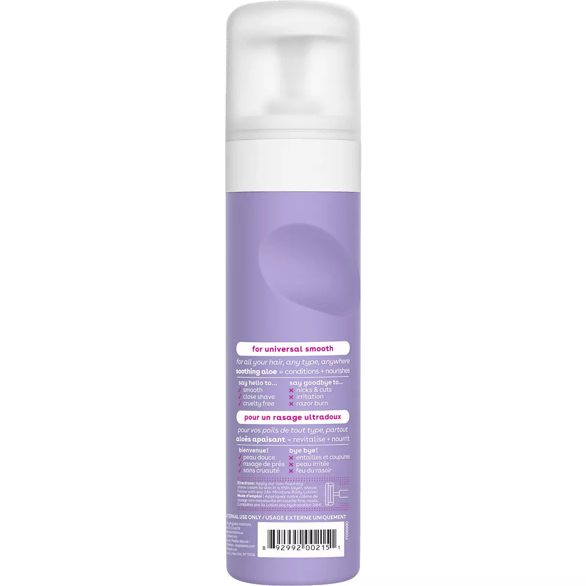 Eos Shea Better Shave Cream - Lavender - 7 Fl Oz: Hypoallergenic, Paraben-Free, Phthalate-Free, Vegan