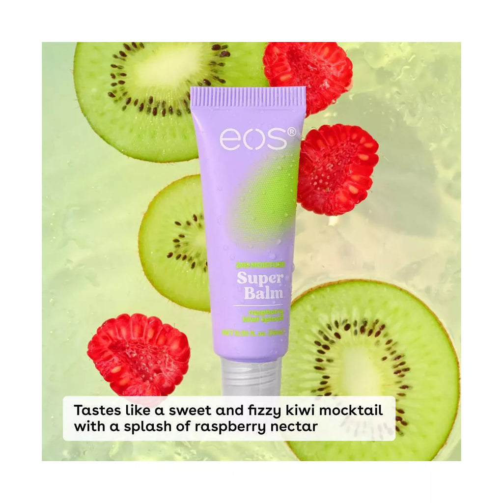Eos 24H Moisture Super Balm - Raspberry Kiwi Splash - 0.35 Fl Oz
