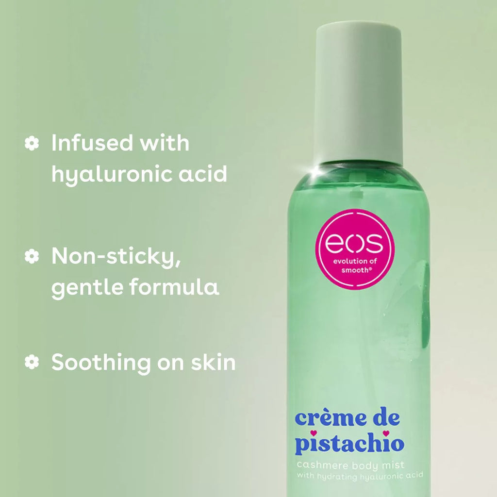 Eos Cashmere Body Mist - Creme De Pistachio - 6 Fl Oz: Package Quantity 1, Body Spray